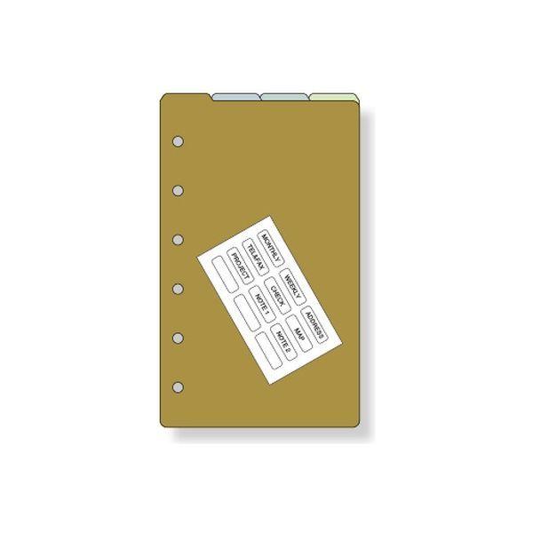 レイメイ藤井 ダヴィンチ リフィル ポケット カラーインデックス 4区分 DPR262 1セット（5冊）（直送品）