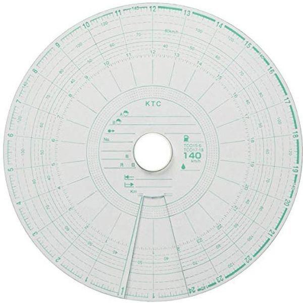 【自動車用品】小芝記録紙 タコグラフチャート紙 10組入り   M-3-140 1個（直送品）