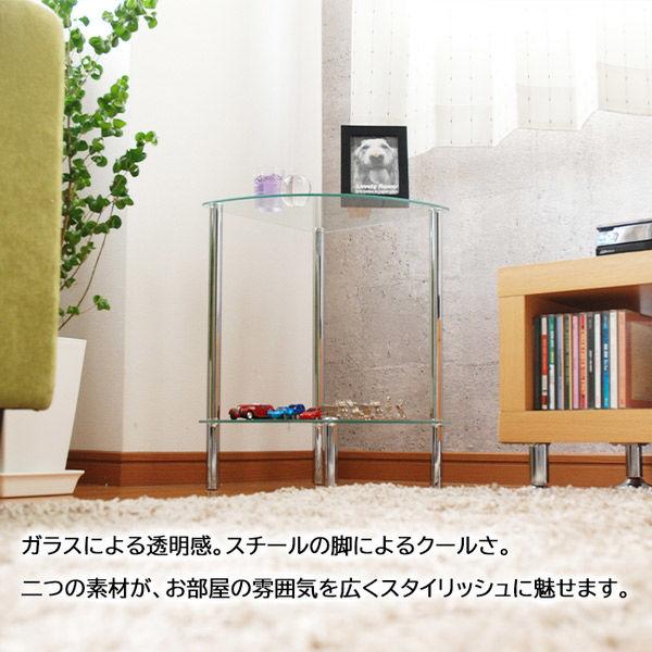 LOHACO - ミヤグチ企販 ガラスラックコーナー MK-3270 1台（直送品）