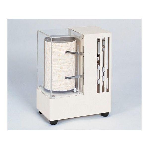 小型自記温湿度計(クォーツ時計) 7008-10 1台 1-615-03（直送品） 【スティツクタイプ】