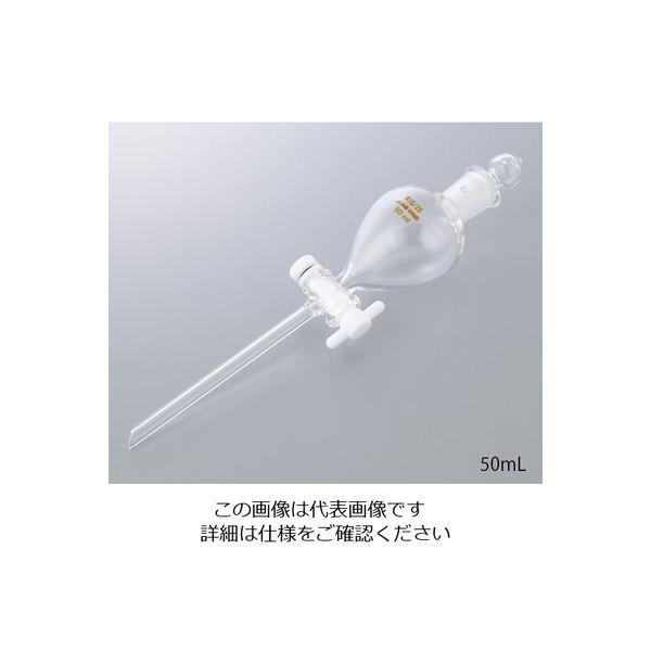 アズワン 丸型分液ロート テフロン(R)プラグ付 100mL 7-188-02 1個（直送品）