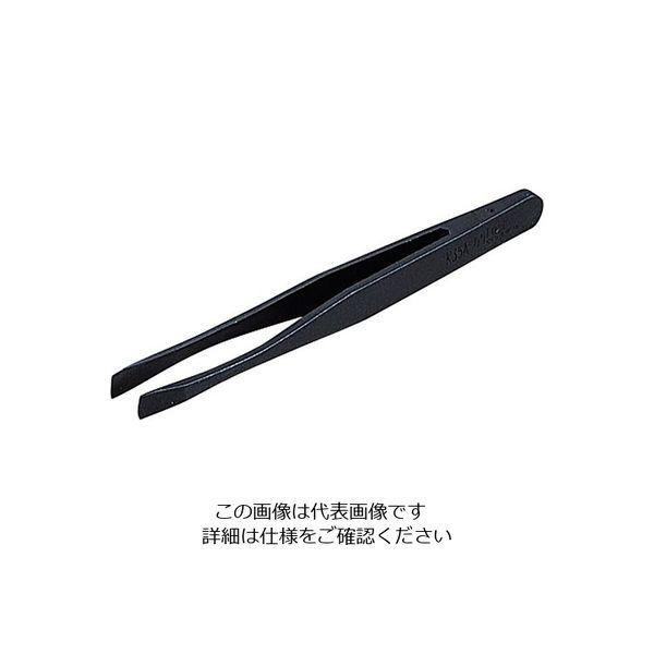 RUBIS 制電ピンセットNK(導電・耐酸・非磁性タイプ) 先端丸平型 NK35A 1本 9-5681-05（直送品）