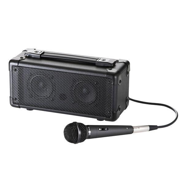 サンワサプライ マイク付き拡声器スピーカー(Bluetooth対応) MM-SPAMPBT 1個（直送品）