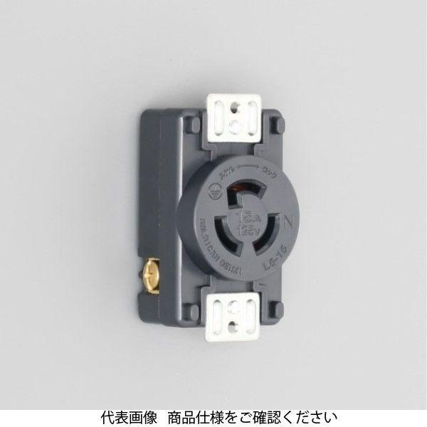 アメリカン電機 引掛形 パネル用コンセント 3110ーPーL5 3110-P-L5 1セット(6個)（直送品）