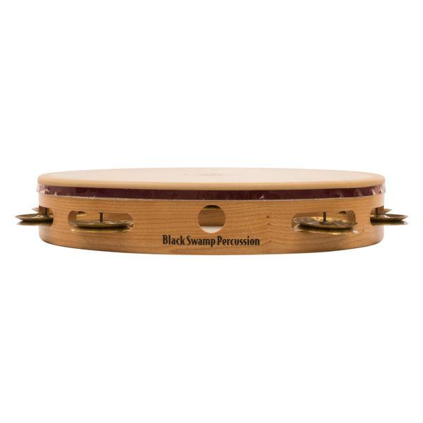 Swamp Percussion コンサート・タンバリン　エイジドブラスジングル・シングルロウ　10インチ S3TSS 【脚】 1個（直送品）