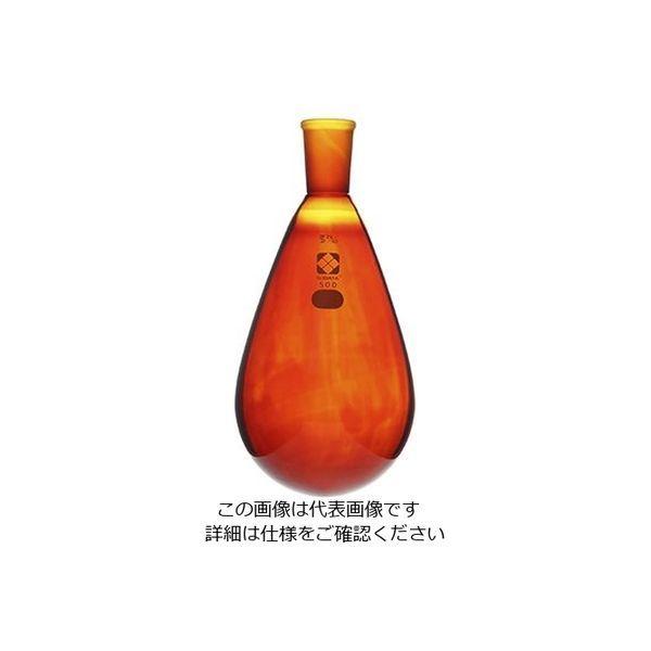 LOHACO - 柴田科学 共通すり合わせなす形フラスコ（茶褐色）24/40