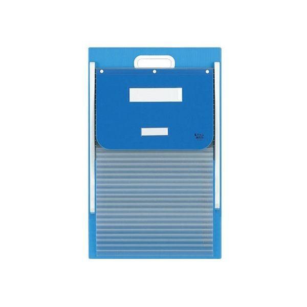 ケルン カーデックス(ソフトタイプ・PP製ポケット) A4 ブルー KD-302B 1個 7-2809-01（直送品）