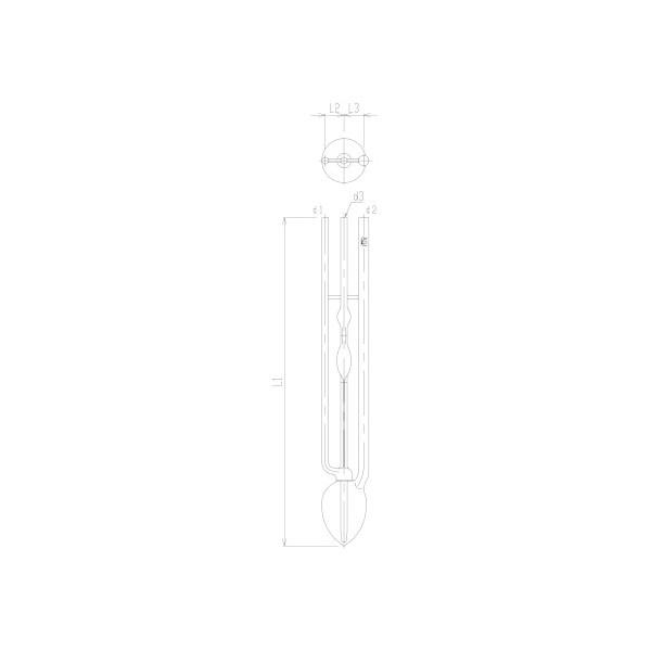 旭製作所 希釈型ウベローデ粘度計 I型 4806ー10 1個 62-2119-18（直送品）