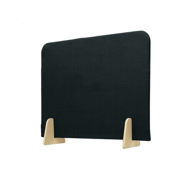 【軒先渡し】オリバー 卓上パーテーション 飛沫対策 簡単設置 幅600×奥行145×高さ510mm ブラック S・OS-D529 1台（直送品）