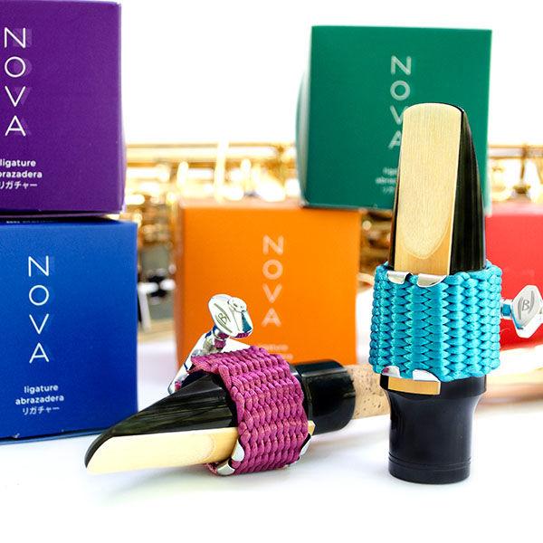 アルトサクソフォン用 リガチャー NOVA ターコイズ NA03 【アイボリー】 1個（直送品）