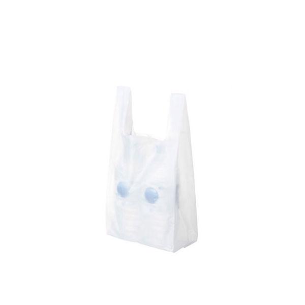 国産レジ袋　乳白　35号　1袋（100枚入）　福助工業 オリジナル