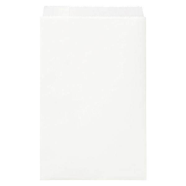 アスクル 紙平袋 白 無地 中 1袋（200枚入）【紙袋】 オリジナル