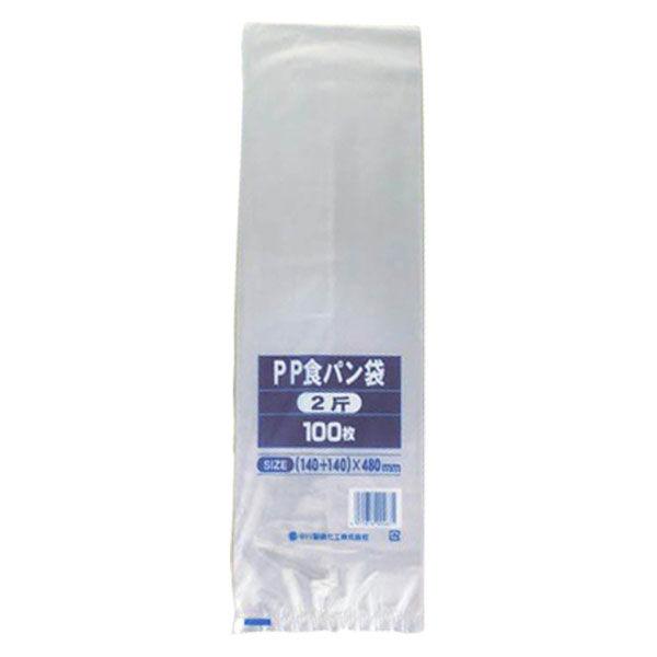 中川製袋化工　IPP袋　食パン2斤　0.03×（140+140）×480　S059379　1セット（300枚）