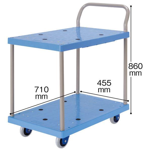 金沢車両 樹脂台車 静音タイプ（ブレーキ付き）対荷重150kg