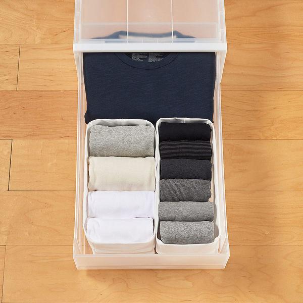 【専用出品】無印良品/収納、衣装ケース/ポリプロピレン大サイズ3個セット LOHACO - 無印良品 収納 ポリプロピレン 衣装ケース 大 約幅40×奥行65