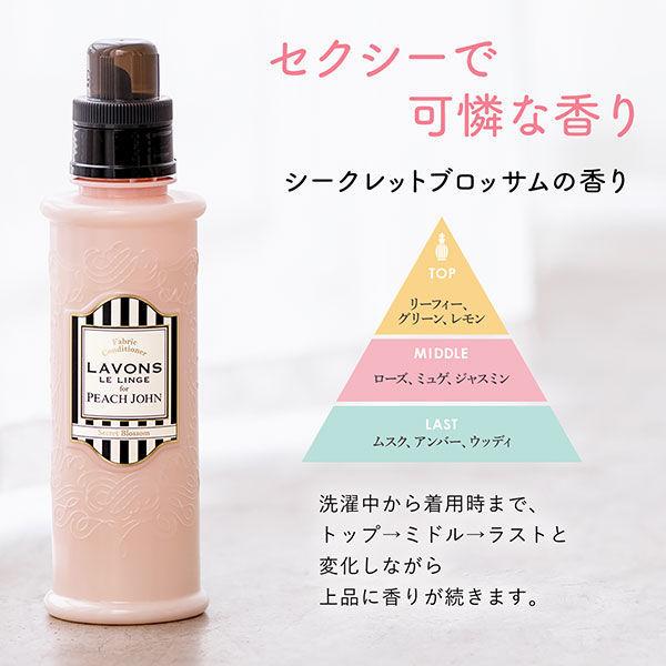 LOHACO - ラボン LAVONS 柔軟剤 詰め替え PEACH JOHN シークレット