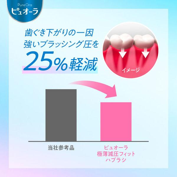 【セール】ピュオーラ　歯ブラシ　超コンパクト　やわらかめ　1セット（3本）　花王　歯ブラシ