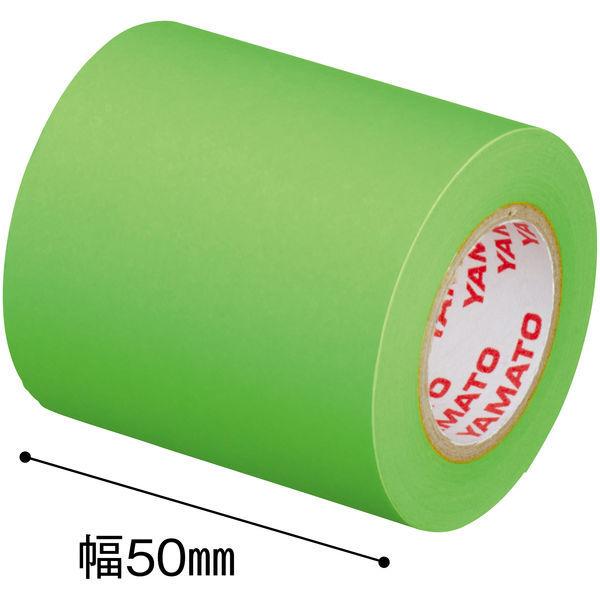 ヤマト メモックロールテープ 蛍光カラー スペア ライム RK-50H-LI 1箱（12巻入）