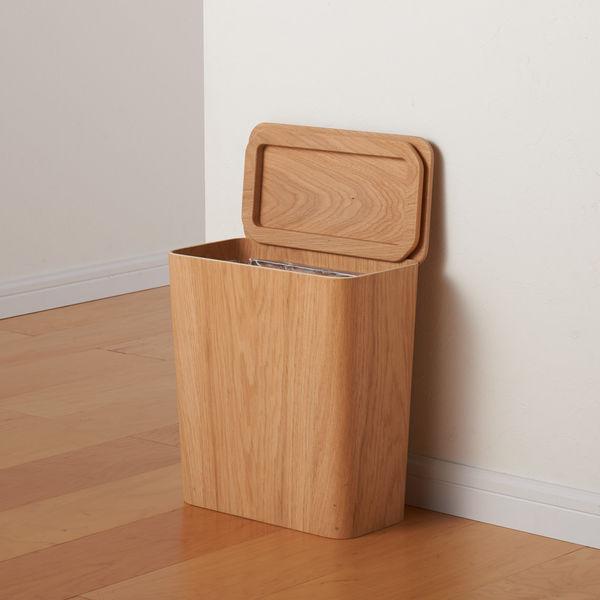 無印良品 木製ごみ箱用フタ オーク材突板 角型 良品計画
