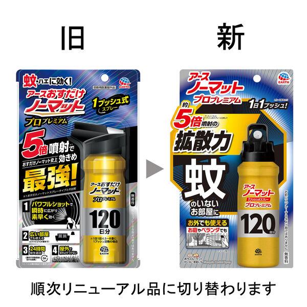 LOHACO - 蚊 駆除 蚊取り アースノーマット 1プッシュ式スプレー プロ