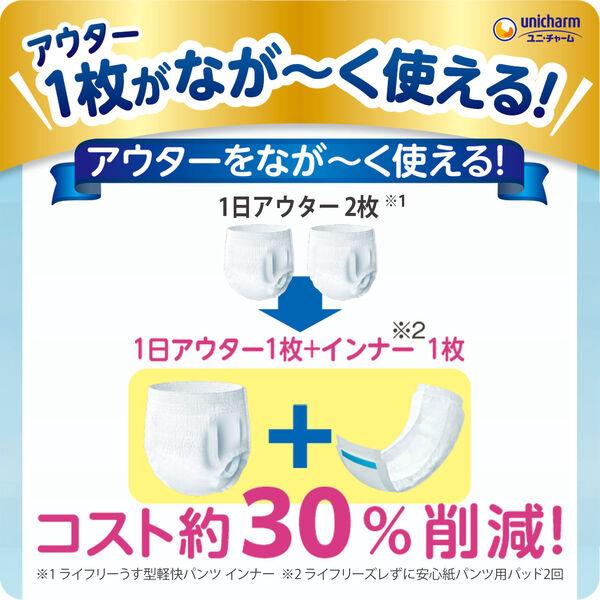 LOHACO - パンツ用尿とりパッド 尿漏れ ライフリー ズレずに安心 2回