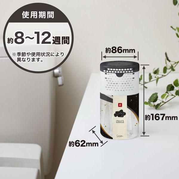 エステーのトイレ用消臭剤（残量わずか） LOHACO - トイレの消臭力 炭と白檀の香り 400mL 1個 エステー 消臭 芳香剤