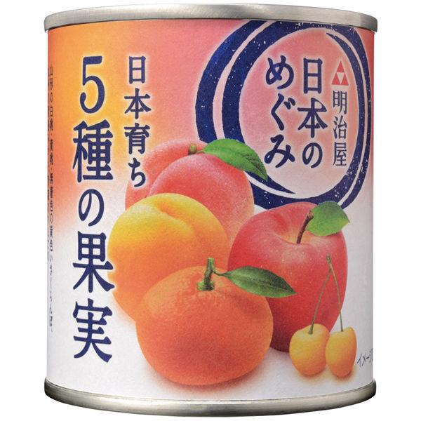 明治屋　日本のめぐみ　日本育ち　5種の果実