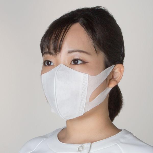 LOHACO - 超立体 3層式マスク ふつうサイズ 1箱（40枚入） 日本製 ユニ