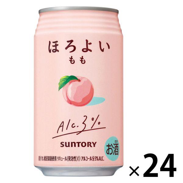 チューハイ ほろよい もも 日本 350ml 1ケース サワー 通常便なら送料無料 缶チューハイ 24本 酎ハイ サントリー