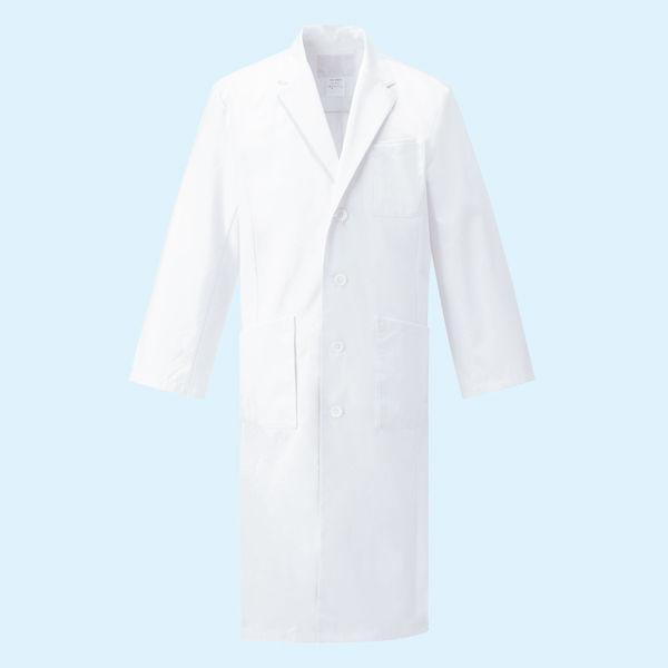 オンワード 白衣 メンズドクターコート シングル 診察衣 代引き不可 取寄品 ＬＬ ホワイト 特別価格 CO-6005