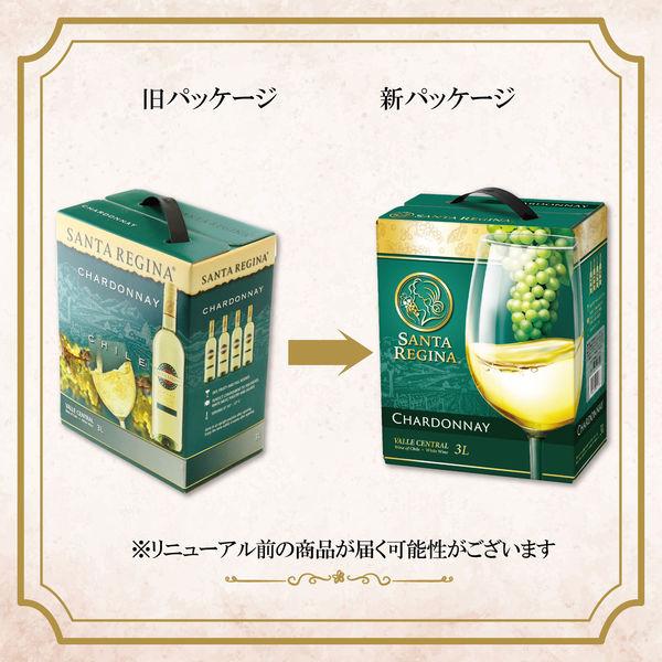 LOHACO - チリ サンタレジーナ シャルドネ 3L バッグインボックス 白