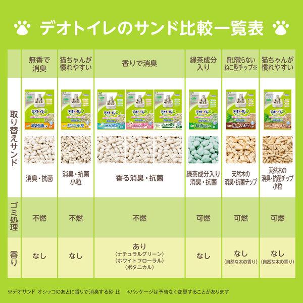LOHACO - 猫砂 デオトイレ 消臭・抗菌サンド 4L 1袋 ユニ・チャーム