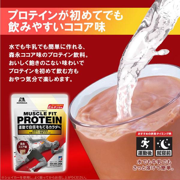 LOHACO - ウイダー マッスルフィットプロテイン 森永ココア味 360g 1袋