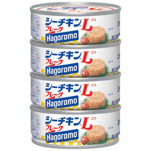 LOHACO - はごろもフーズ シーチキンL（エル）フレーク 70g×4缶 1個