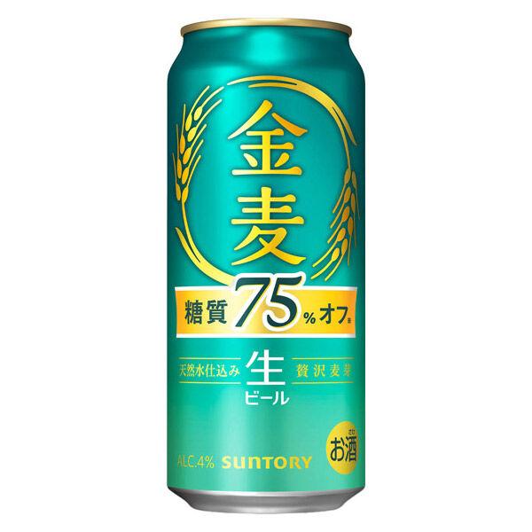 LOHACO - ビール サントリー 金麦 糖質75％オフ 500ml 缶 2ケース(48本
