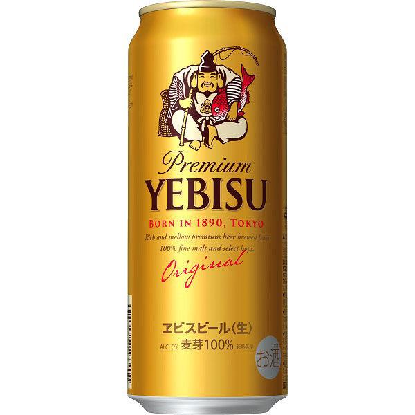 LOHACO - ビール 缶ビール エビスビール 500ml 1パック(6本入