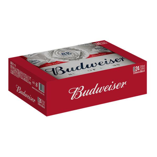 LOHACO - 輸入ビール ビール バドワイザー budweiser 缶 330ml 1ケース