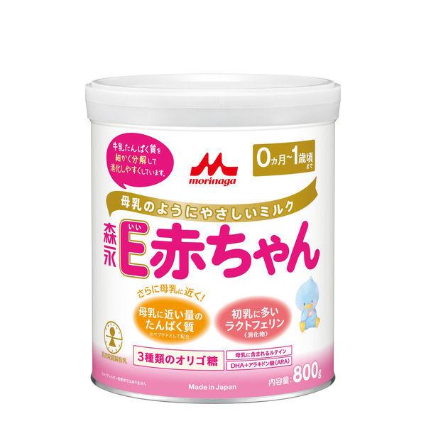 【0ヶ月から】森永 乳児用ミルク E赤ちゃん（大缶） 800g 1缶 森永乳業　粉ミルク