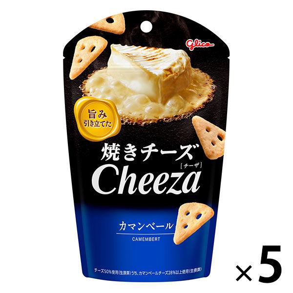 LOHACO - 江崎グリコ 生チーズのチーザ カマンベール仕立て 5袋 おつまみ スナック菓子