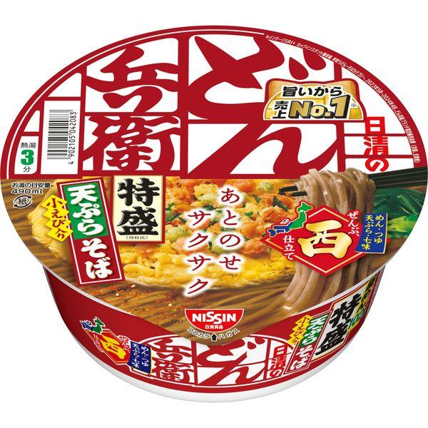 日清食品 日清のどん兵衛 特盛天ぷらそば（西日本版）　 3個