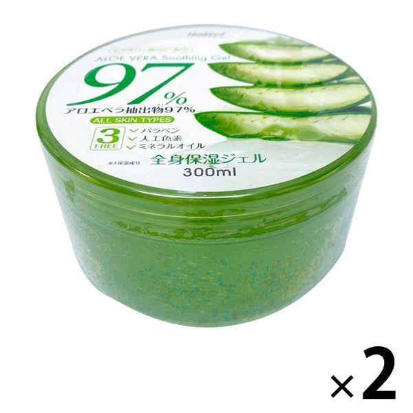 ハイジドルフ アロエベラ WEB限定 スージングジェル 97％ 全身用 アロエの香り 300ml 2個 韓国コスメ セール特価品 ポップベリー