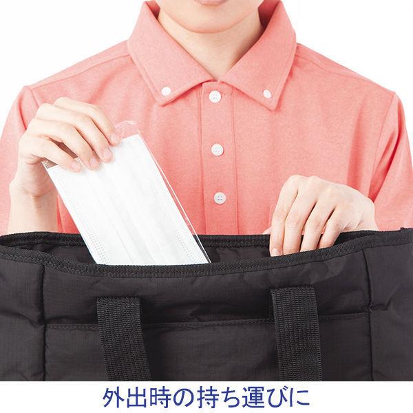 耳にやさしい やわらかいマスク 個包装 レギュラー　ホワイト　サージカル　１セット（500枚：50枚入&times;10箱） アスクル オリジナル