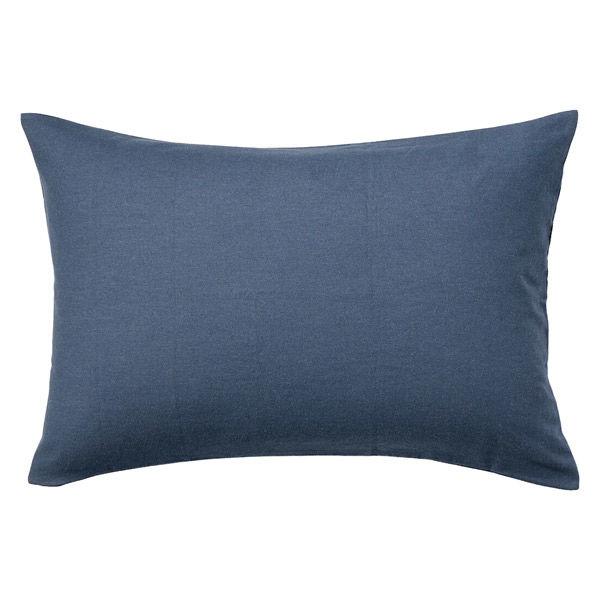 無印良品 綿フランネルまくらカバー５０×７０ｃｍ用 ネイビー 良品計画