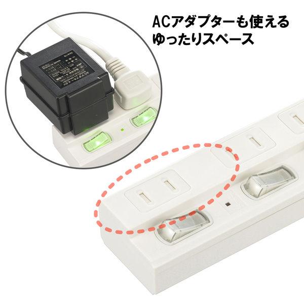 LOHACO - オーム電機 4口3m節電タップ雷ガード付22 00-1574 1個