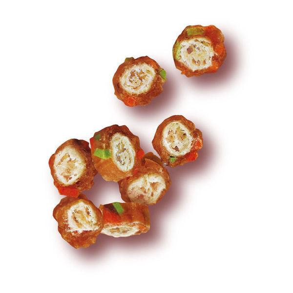 激安超特価 2袋 60g 犬 おやつ 歯磨き 国産 つぶつぶチップで歯のケアガムをくるんだササミロール ドッグフード ペットキッス デンタルケアガム 犬 用