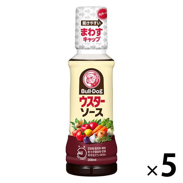 ブルドック ウスターソース200ml 5本