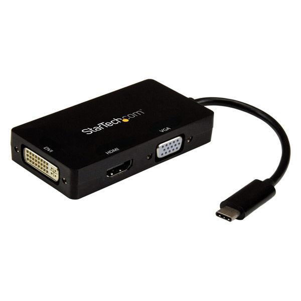変換アダプタ USB Type-C接続マルチディスプレイアダプタ 4K/30Hz CDPVGDVHDBP 1個 スターテック