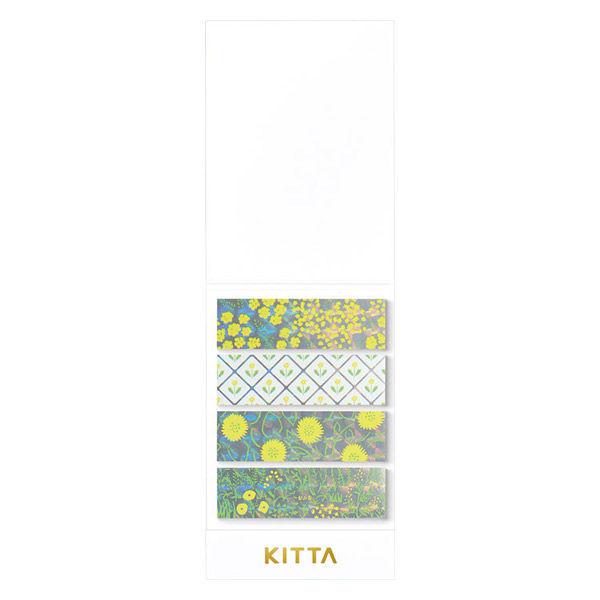 マスキングテープ KITTA SPECIAL（キッタ スペシャル） フラワー KITP004 1冊 キングジム