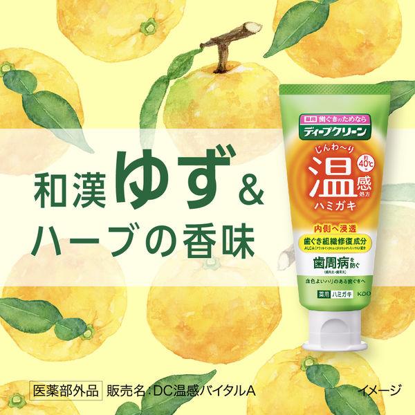 LOHACO - 歯磨き粉 フッ素 ディープクリーン 温感ハミガキ 45g 花王