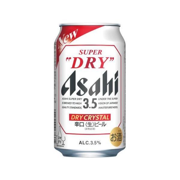 LOHACO - ビール アサヒ スーパードライ ドライクリスタル 缶 350ml 6本